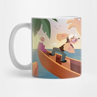 Popeye V Bluto Mug